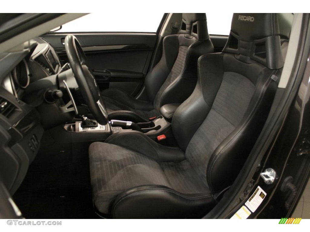 Black Interior 2008 Mitsubishi Lancer Evolution MR Photo #60757103