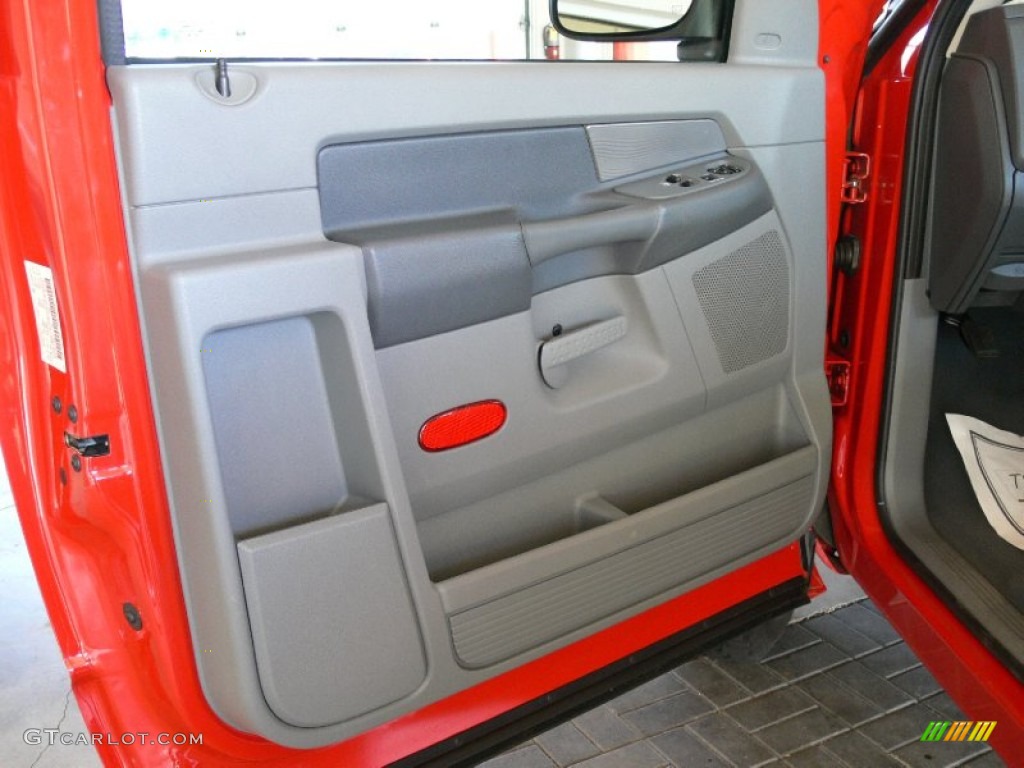 2007 Ram 1500 Sport Regular Cab 4x4 - Flame Red / Medium Slate Gray photo #11