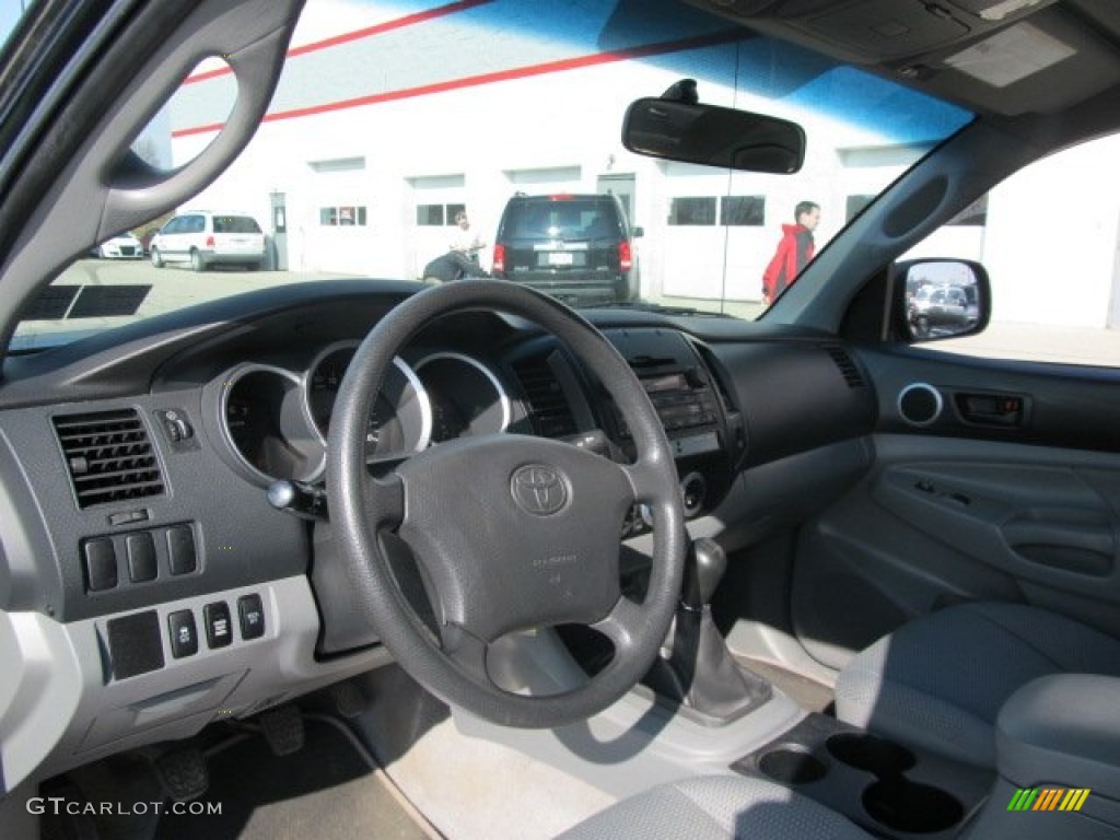 2009 Tacoma Access Cab 4x4 - Black Sand Pearl / Graphite Gray photo #15