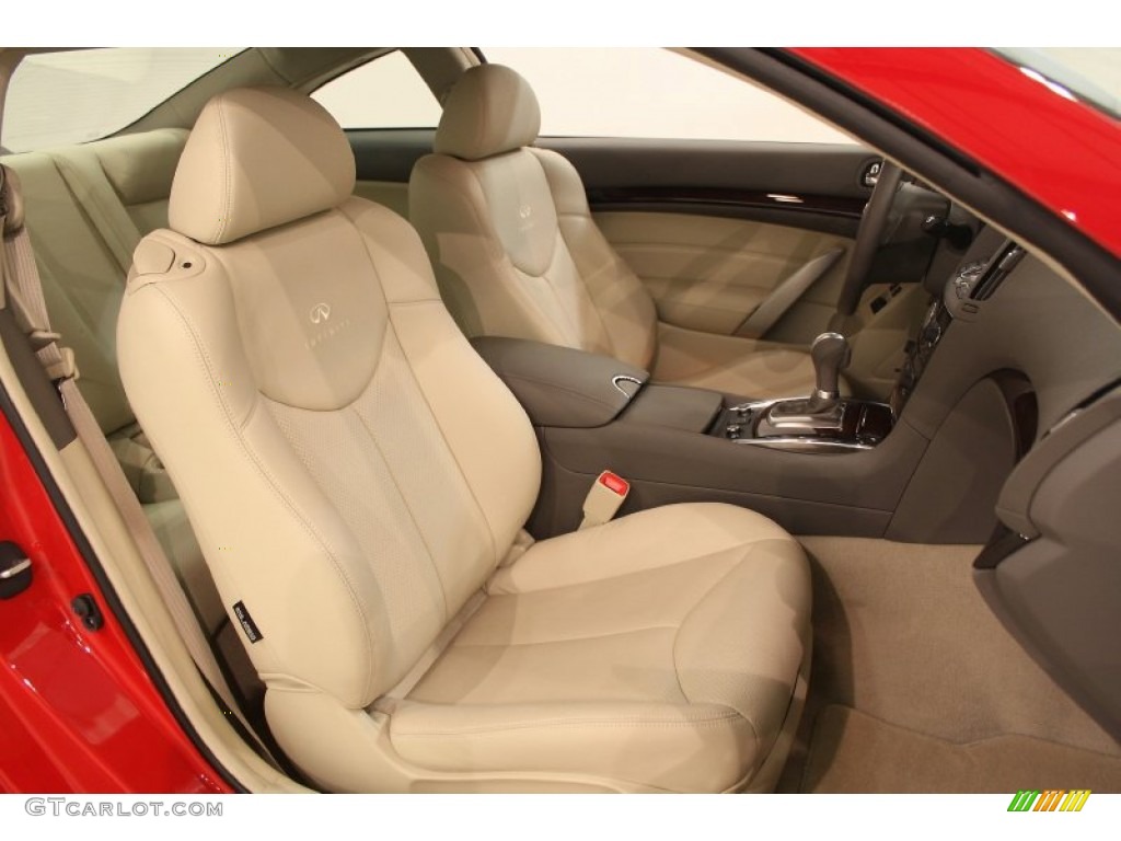 Wheat Interior 2010 Infiniti G 37 x AWD Coupe Photo #60760012