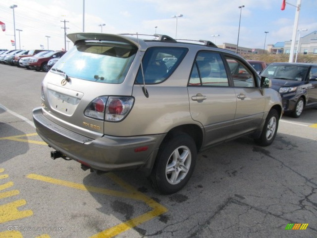 2001 RX 300 AWD - Burnished Gold Metallic / Ivory photo #6