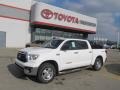 2010 Super White Toyota Tundra TRD CrewMax 4x4  photo #1