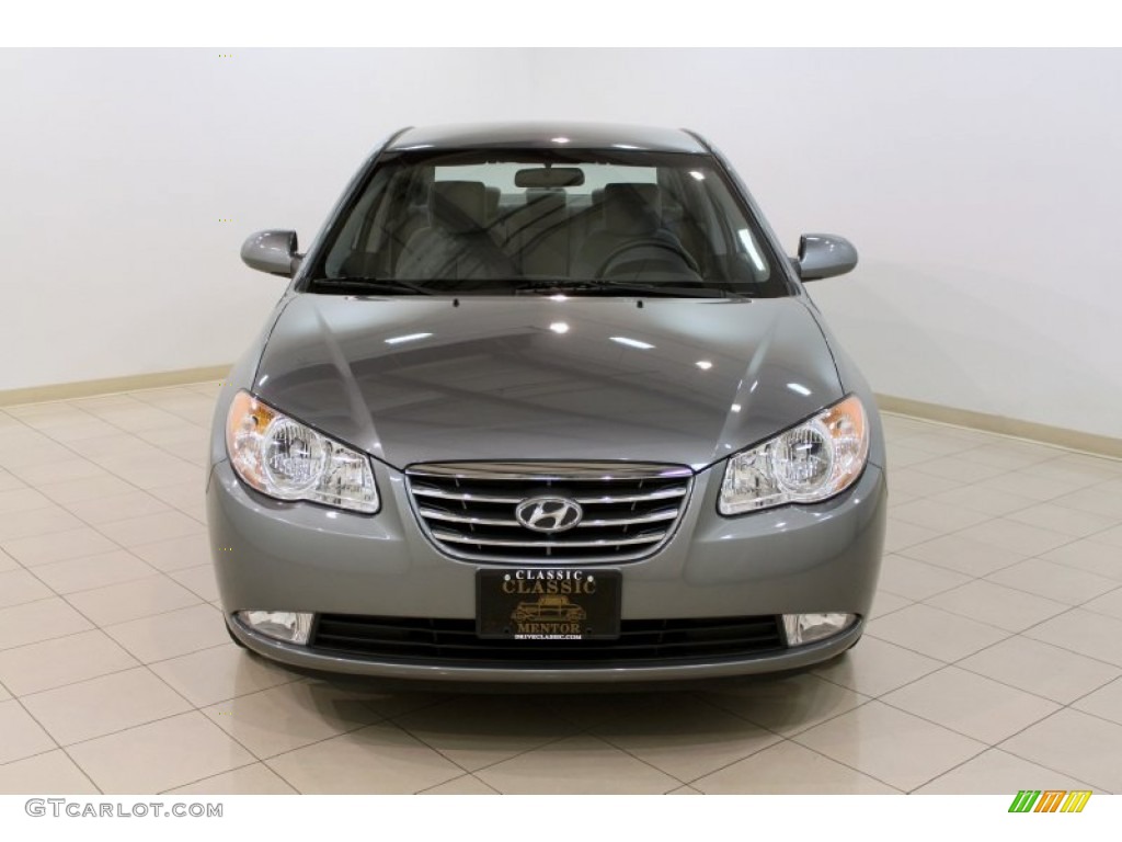 2010 Elantra GLS - Carbon Gray Mist / Gray photo #2