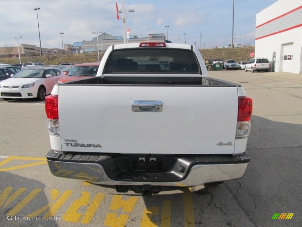 2010 Tundra TRD CrewMax 4x4 - Super White / Graphite Gray photo #5