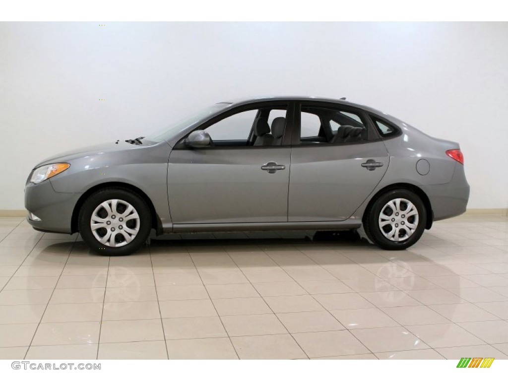 2010 Elantra GLS - Carbon Gray Mist / Gray photo #4