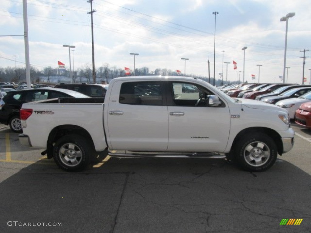 2010 Tundra TRD CrewMax 4x4 - Super White / Graphite Gray photo #9