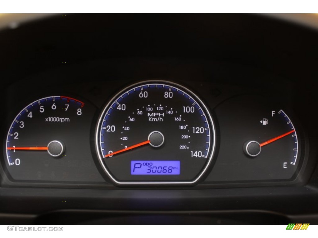 2010 Elantra GLS - Carbon Gray Mist / Gray photo #9