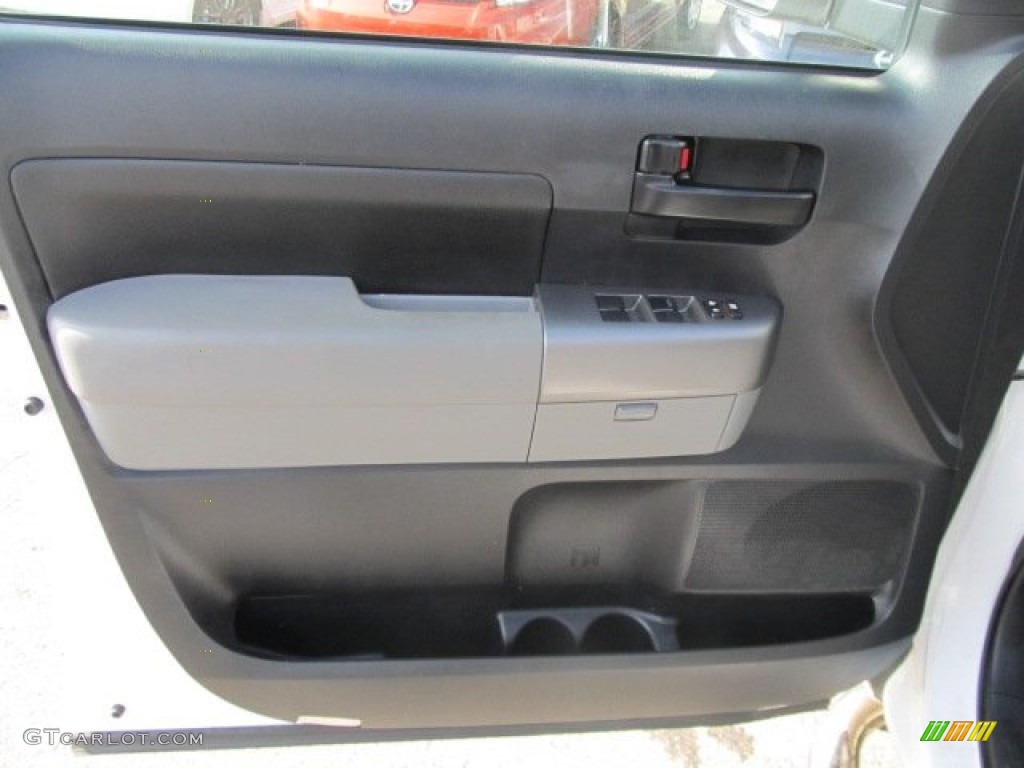2010 Tundra TRD CrewMax 4x4 - Super White / Graphite Gray photo #15