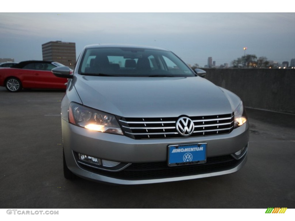 2012 Passat TDI SE - Tungsten Silver Metallic / Titan Black photo #2