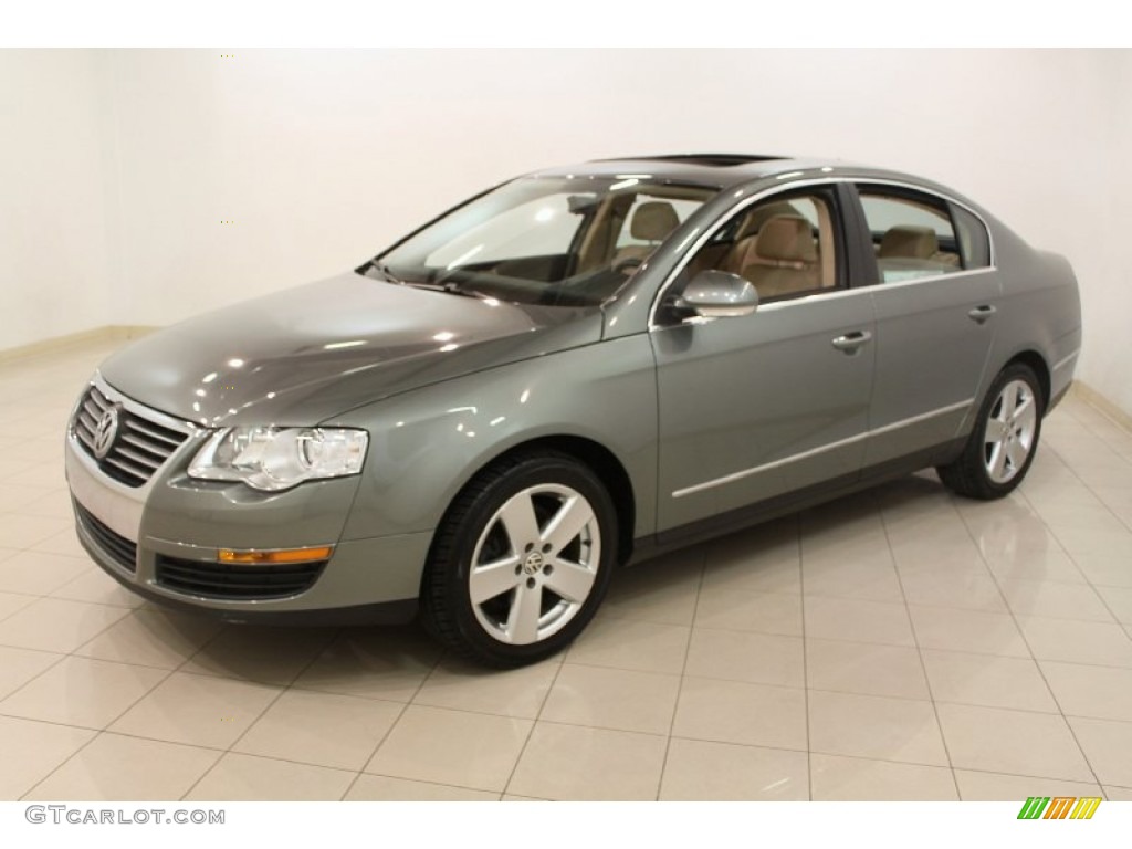 2008 Passat Komfort Sedan - Granite Green / Pure Beige photo #3