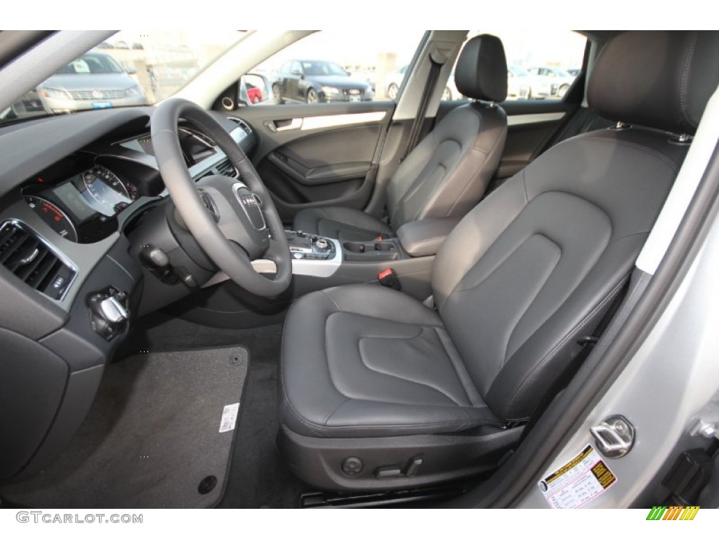 Black Interior 2012 Audi A4 2.0T quattro Sedan Photo #60762719