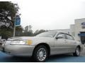 2002 Light Parchment Gold Lincoln Town Car Signature  photo #1