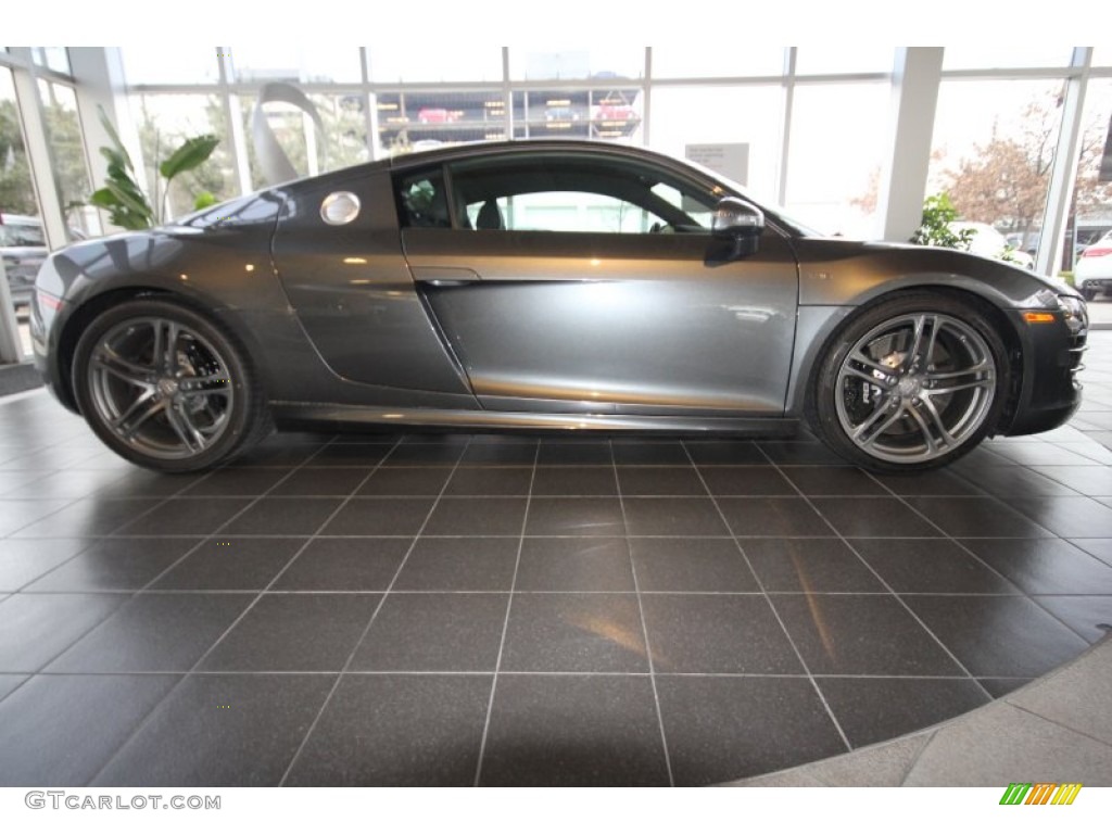 Daytona Gray Pearl Effect 2012 Audi R8 5.2 FSI quattro Exterior Photo #60762980
