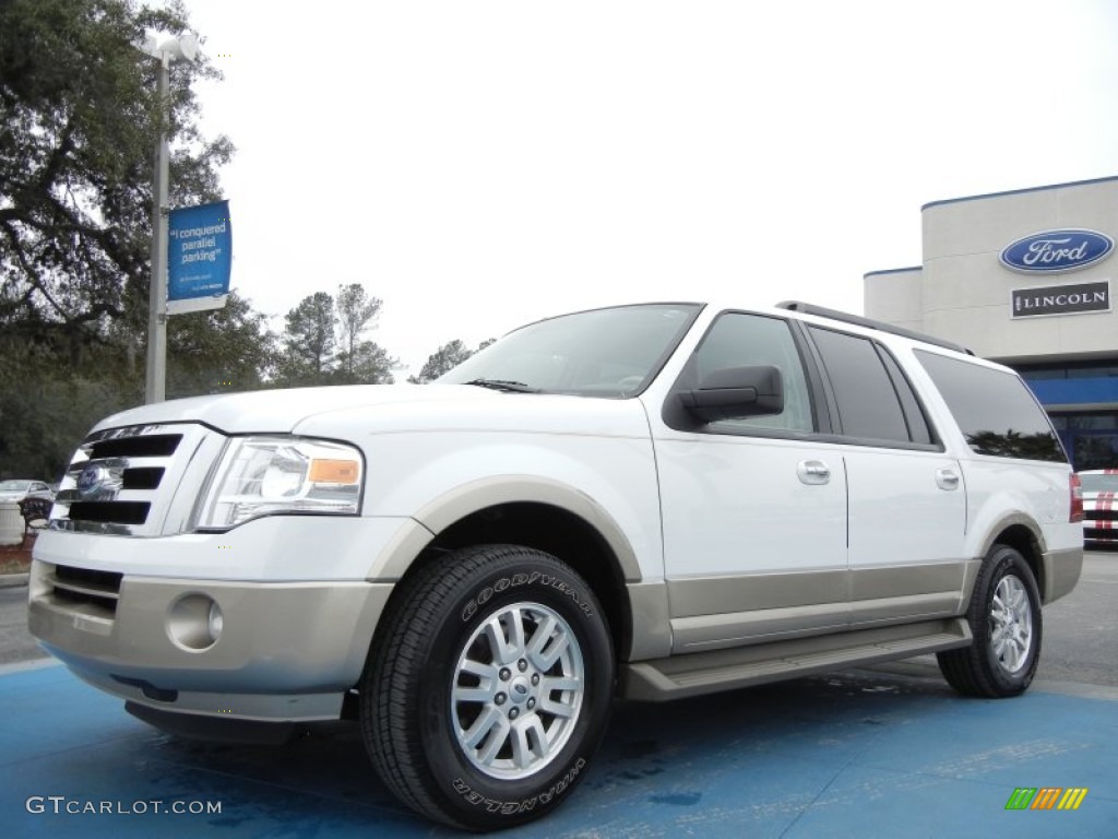 2011 Expedition EL XLT - Oxford White / Camel photo #1