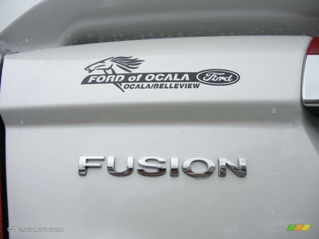 2011 Fusion SEL V6 - White Platinum Tri-Coat / Ginger Leather photo #9
