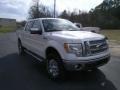 White Platinum Metallic Tri Coat - F150 Lariat SuperCrew 4x4 Photo No. 3