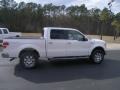 White Platinum Metallic Tri Coat - F150 Lariat SuperCrew 4x4 Photo No. 4