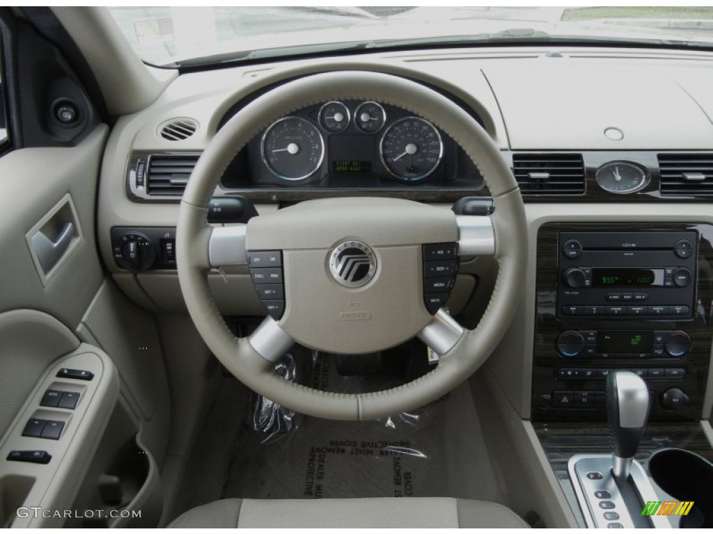 2007 Mercury Montego Standard Montego Model Shale Steering Wheel Photo #60763880