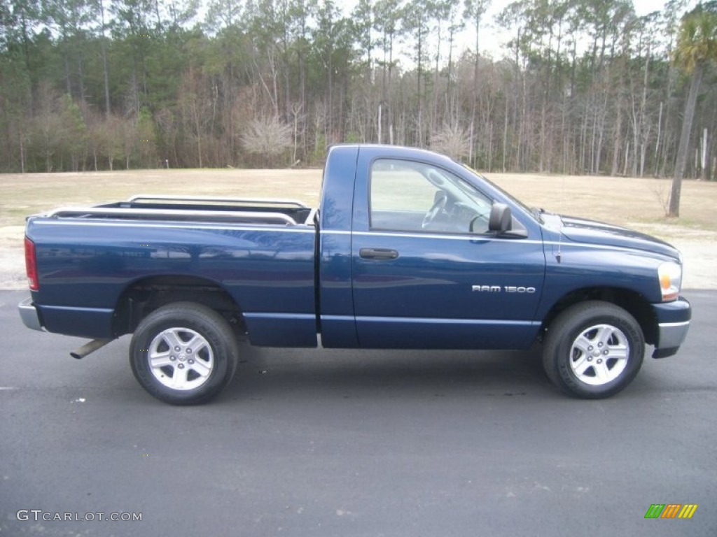 2006 Ram 1500 SLT Regular Cab - Patriot Blue Pearl / Medium Slate Gray photo #4