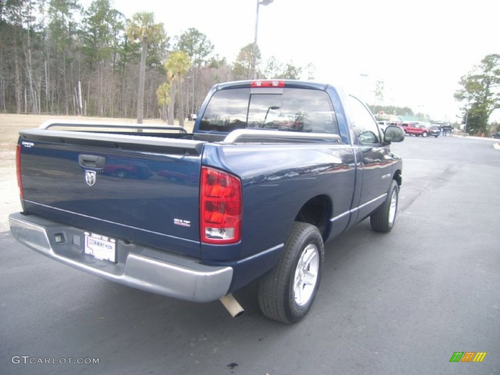 2006 Ram 1500 SLT Regular Cab - Patriot Blue Pearl / Medium Slate Gray photo #5