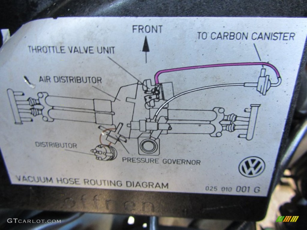 1987 Volkswagen Vanagon GL Camper Info Tag Photo #60764459