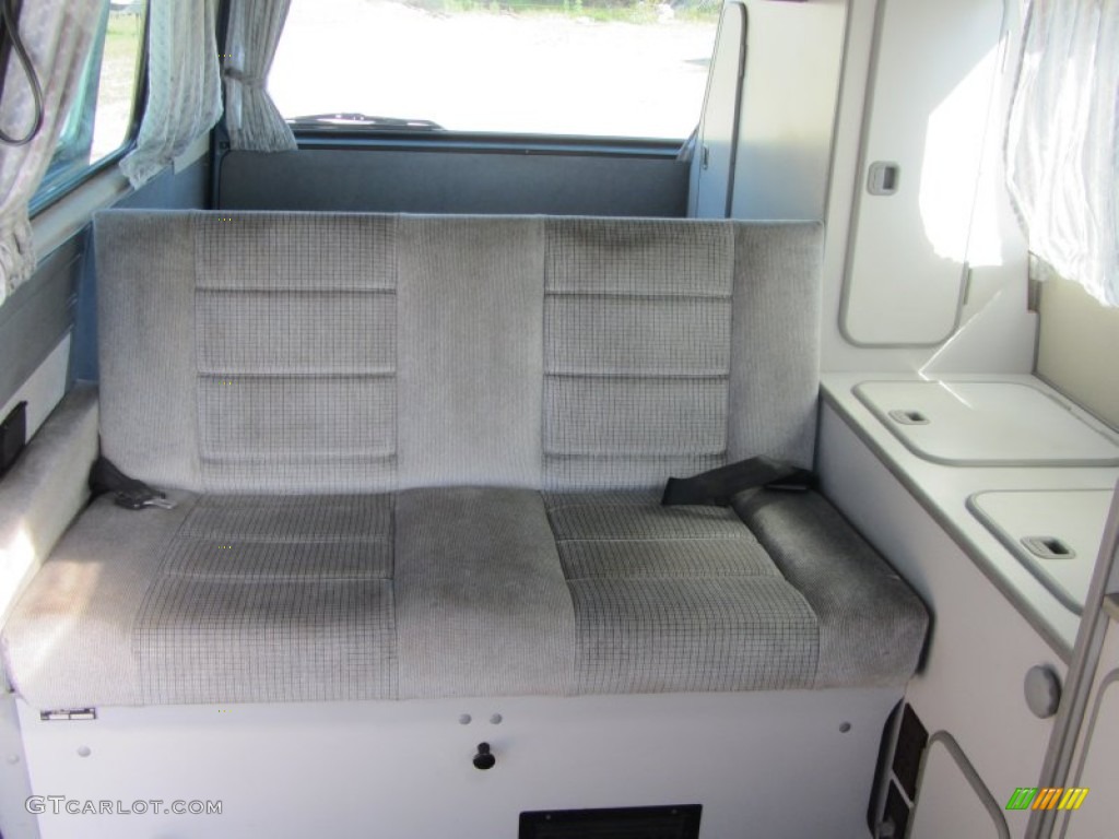 Grey Interior 1987 Volkswagen Vanagon GL Camper Photo #60764684