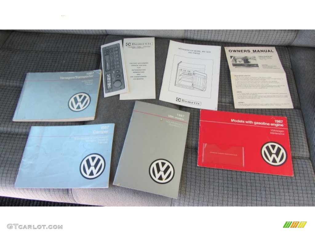 1987 Volkswagen Vanagon GL Camper Books/Manuals Photo #60764700