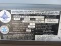 1987 Volkswagen Vanagon GL Camper Info Tag