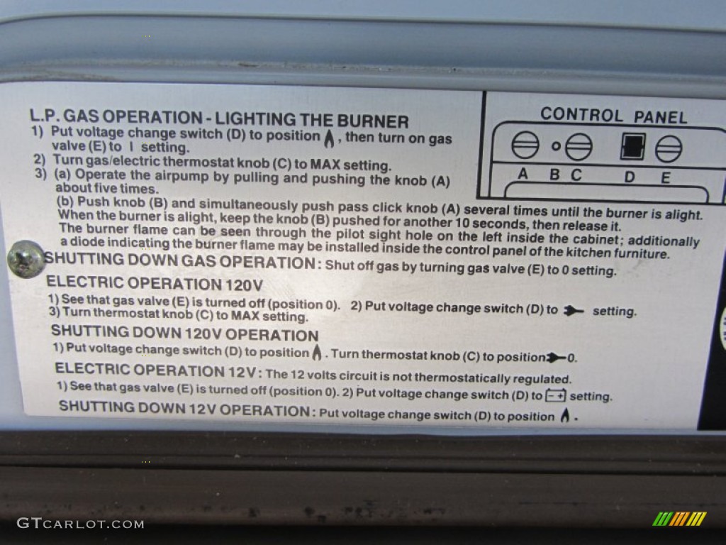 1987 Volkswagen Vanagon GL Camper Info Tag Photo #60764799