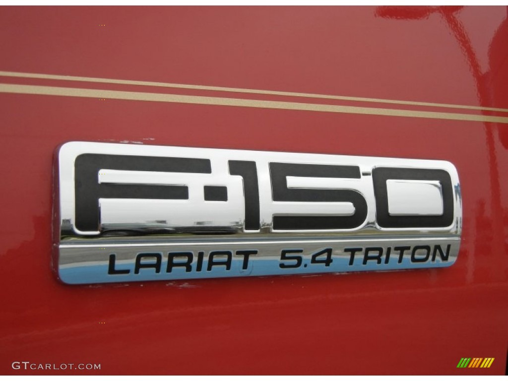 2005 F150 Lariat SuperCrew - Bright Red / Tan photo #9
