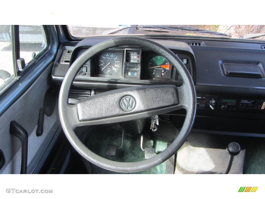 1987 Volkswagen Vanagon GL Camper Grey Dashboard Photo #60764879