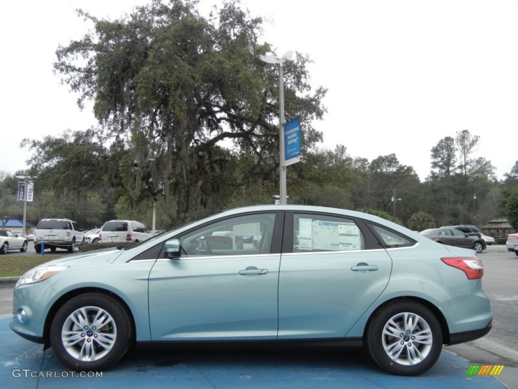 Frosted Glass Metallic 2012 Ford Focus SEL Sedan Exterior Photo #60765120