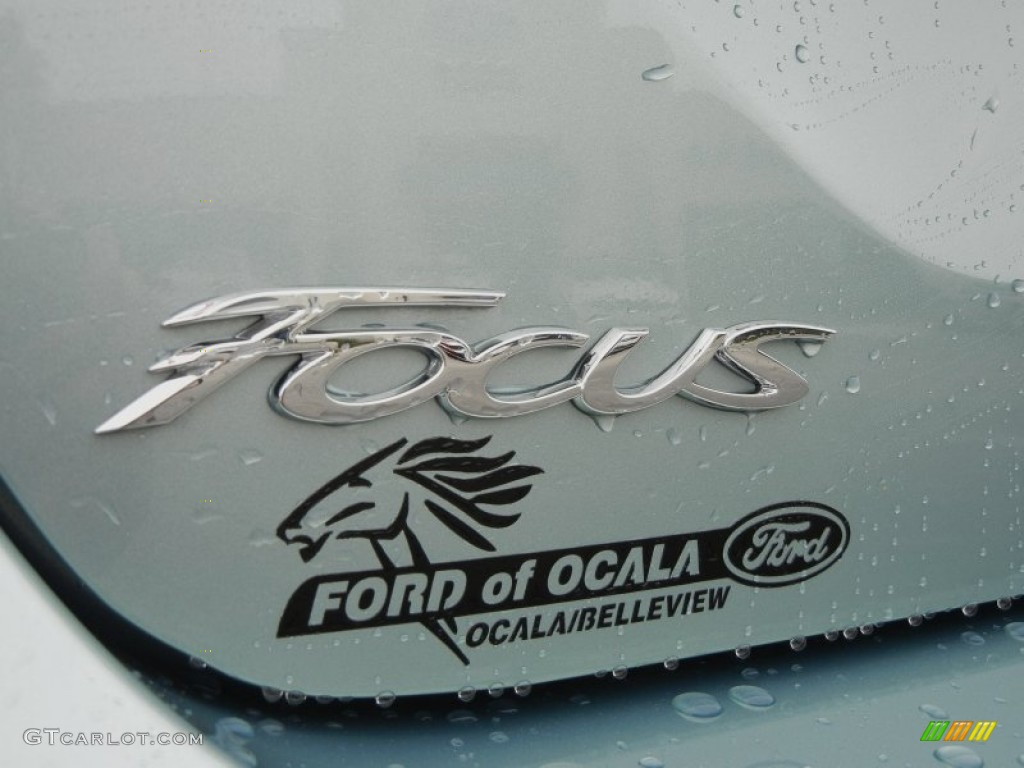 2012 Focus SEL Sedan - Frosted Glass Metallic / Stone photo #4