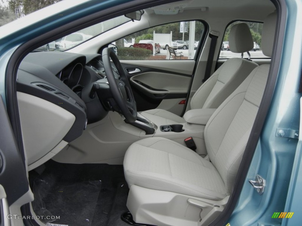 Stone Interior 2012 Ford Focus SEL Sedan Photo #60765143