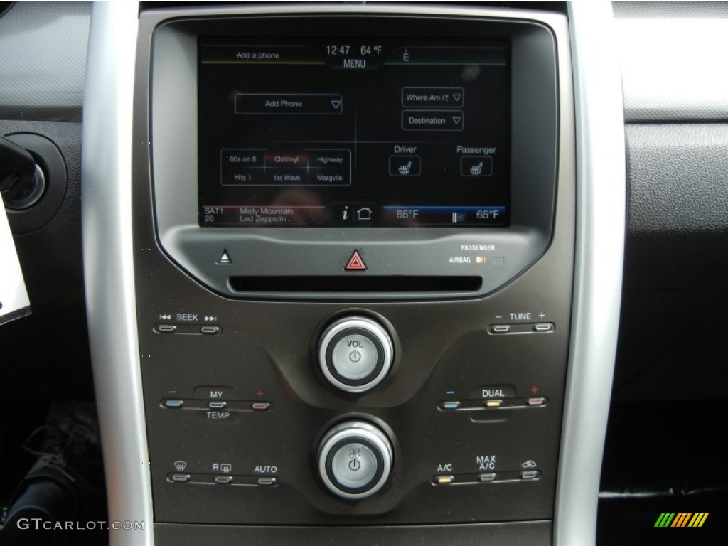 2012 Edge SEL - White Platinum Metallic Tri-Coat / Charcoal Black photo #9