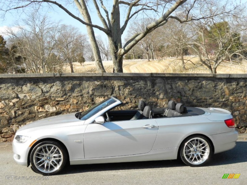 2009 3 Series 335i Convertible - Titanium Silver Metallic / Black photo #19