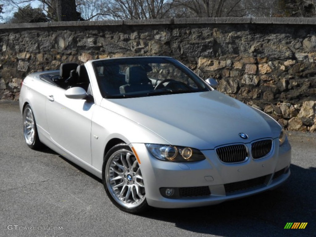 2009 3 Series 335i Convertible - Titanium Silver Metallic / Black photo #33