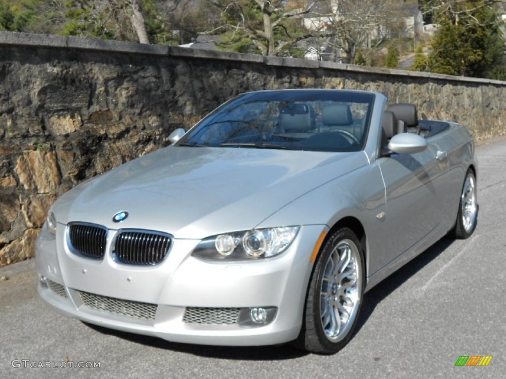 2009 3 Series 335i Convertible - Titanium Silver Metallic / Black photo #34