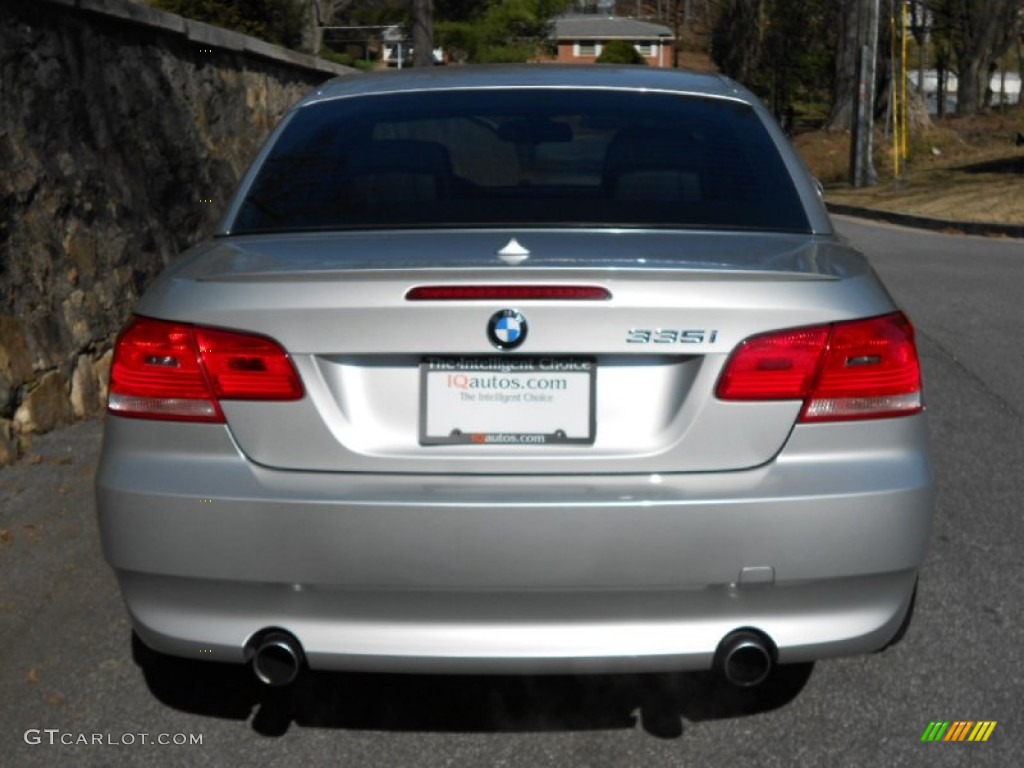 2009 3 Series 335i Convertible - Titanium Silver Metallic / Black photo #36