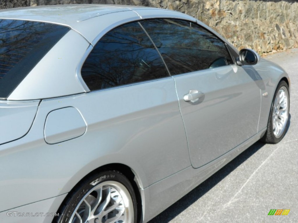2009 3 Series 335i Convertible - Titanium Silver Metallic / Black photo #37