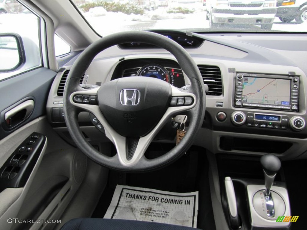 2009 Honda Civic Hybrid Sedan Blue Dashboard Photo #60766536
