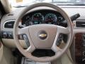 Light Cashmere/Dark Cashmere 2011 Chevrolet Tahoe LT 4x4 Steering Wheel