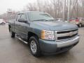2008 Blue Granite Metallic Chevrolet Silverado 1500 LS Extended Cab 4x4  photo #5
