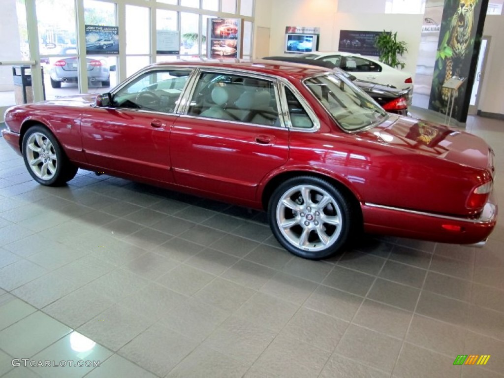 2000 XJ XJR - Carnival Red / Oatmeal photo #3