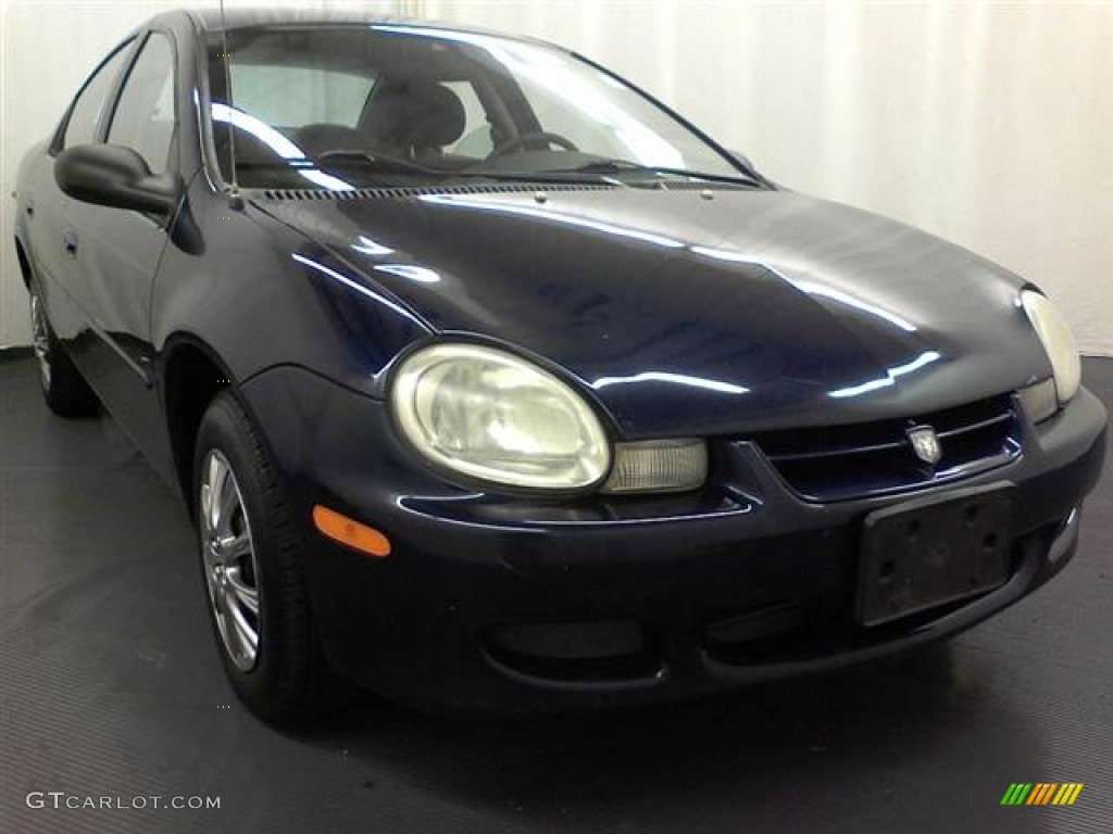 Patriot Blue Metallic Dodge Neon