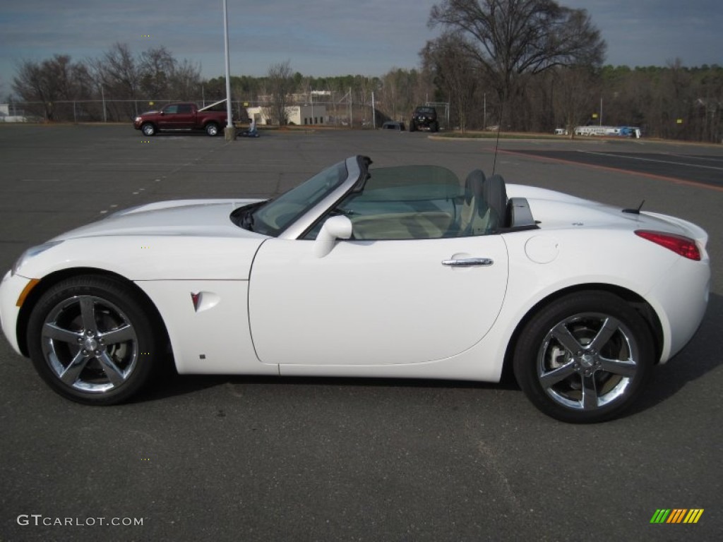 Pure White Pontiac Solstice