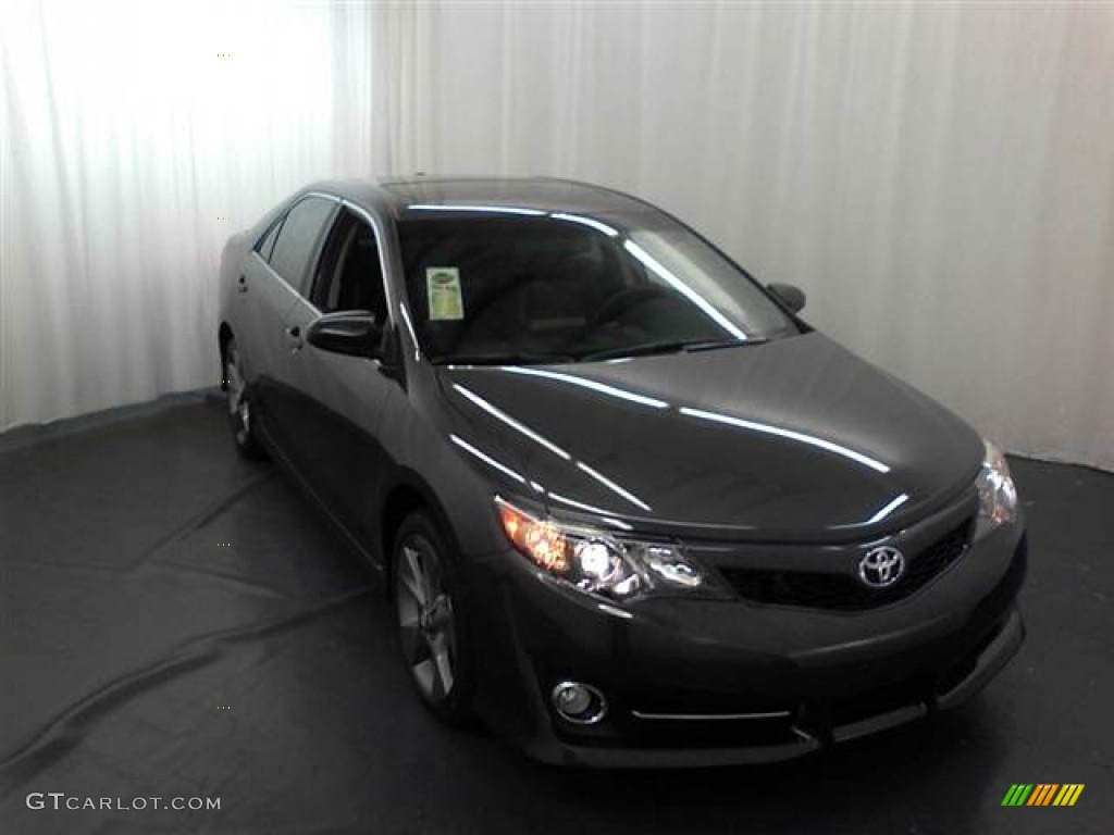 2012 Camry SE V6 - Cosmic Gray Mica / Black photo #1