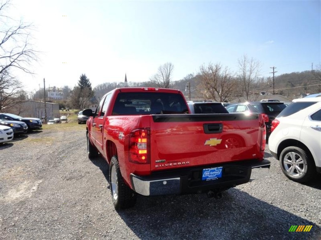 2012 Silverado 1500 LT Crew Cab 4x4 - Victory Red / Ebony photo #3