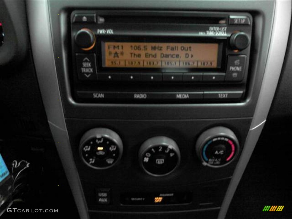2012 Corolla S - Black Sand Pearl / Dark Charcoal photo #8