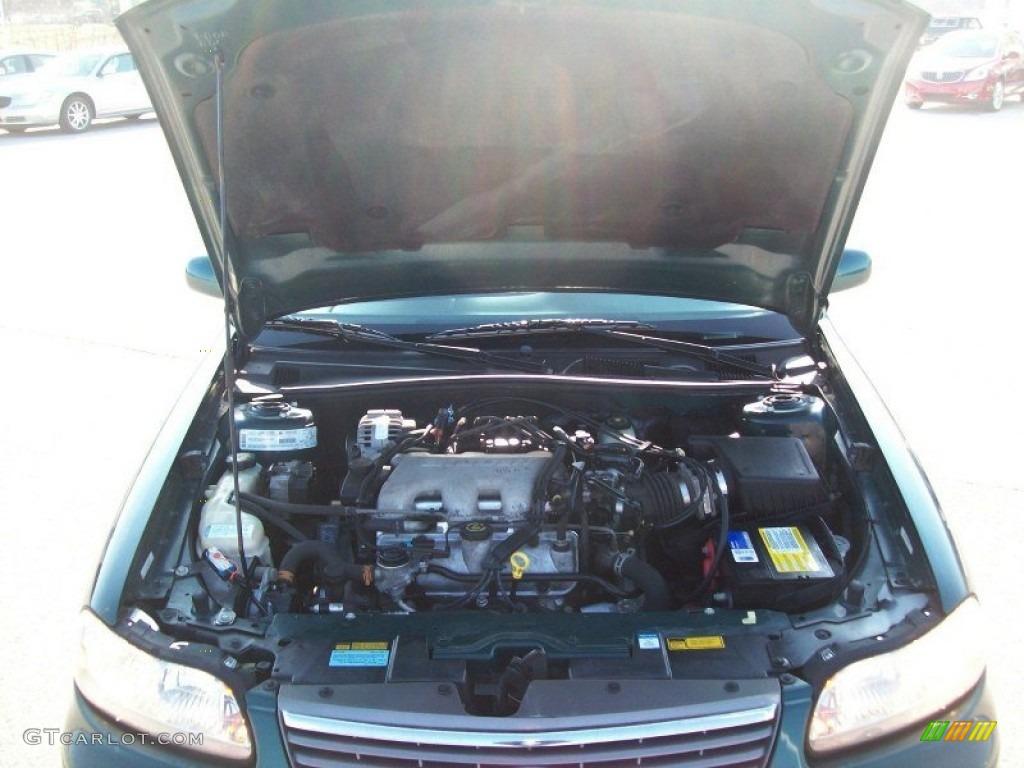 1999 Malibu LS Sedan - Dark Jade Green Metallic / Medium Oak photo #15